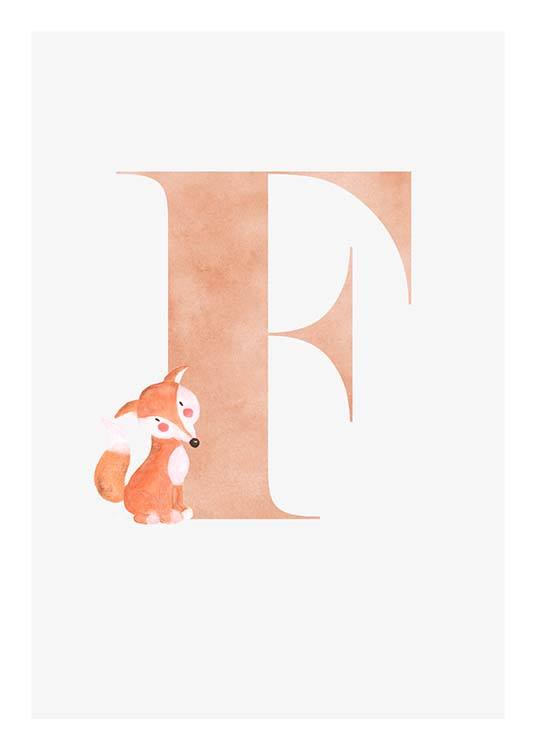 Alphabet F Poster
