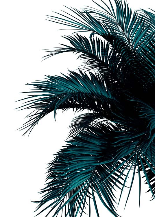 Green Palm Tree Poster
