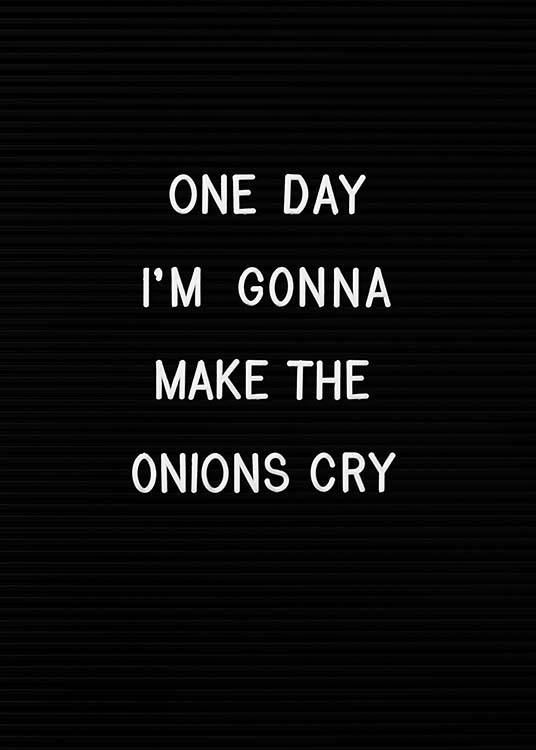 Onions Poster