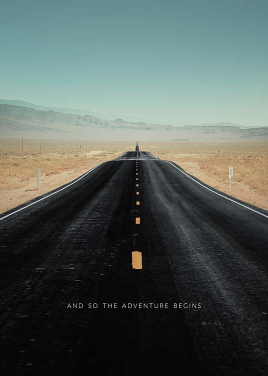The Adventure Begins Poster