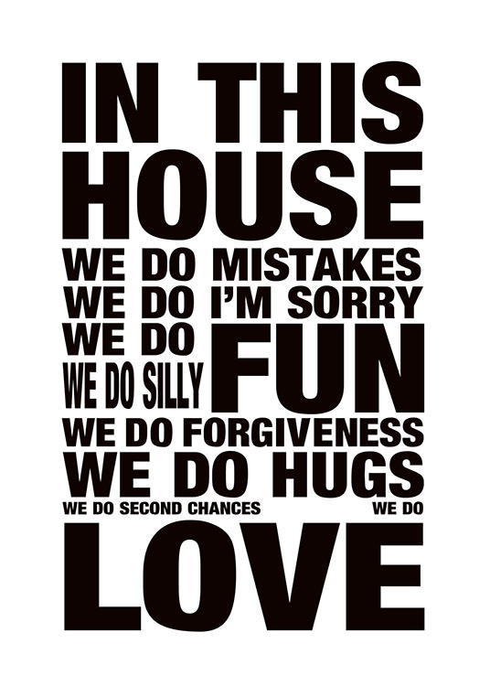 House Rules, Posters