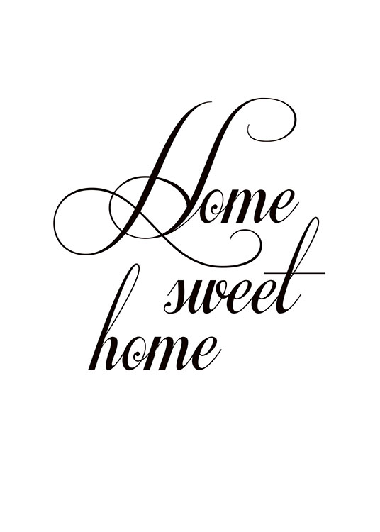 Home Sweet Home, Poster