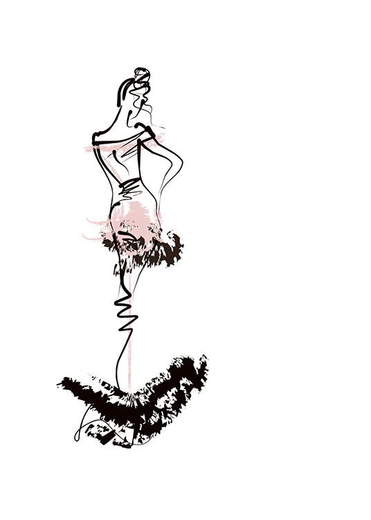 The Evening Dress, Poster