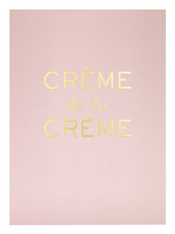 Creme De La Creme, Poster