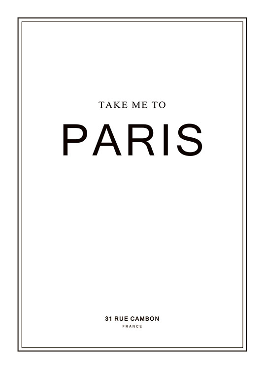 Take Me To Paris, Poster