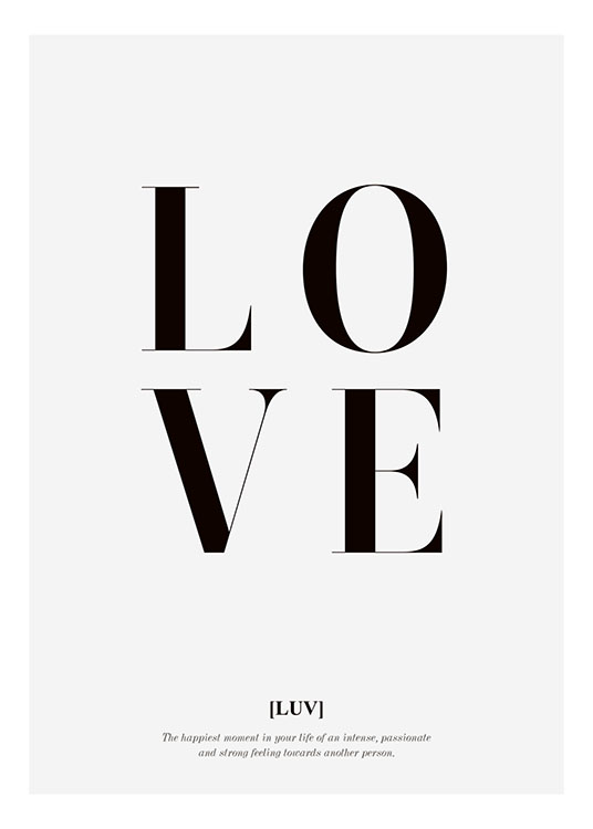 Love Text, Poster