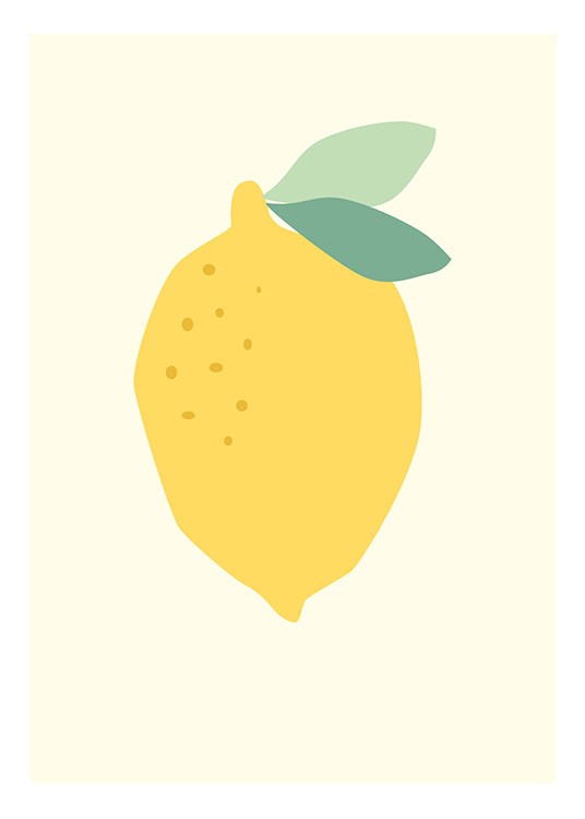 Lemon, Poster / Kids posters at Desenio AB (8464)