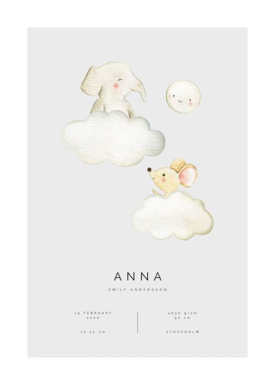 In the Clouds Personal Poster