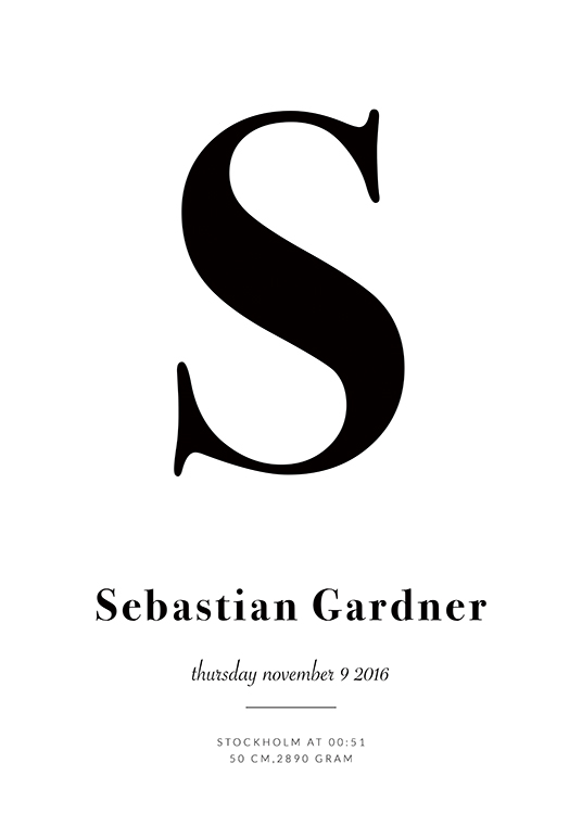 Birth Personal Poster