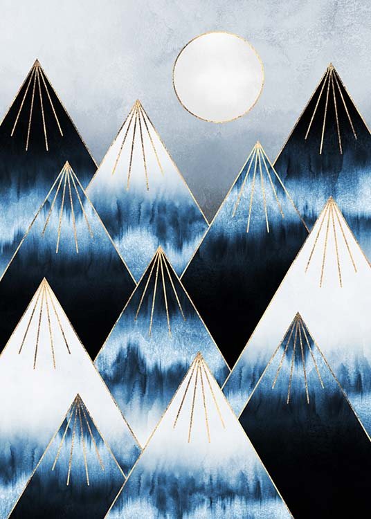 Frost Mountains Poster