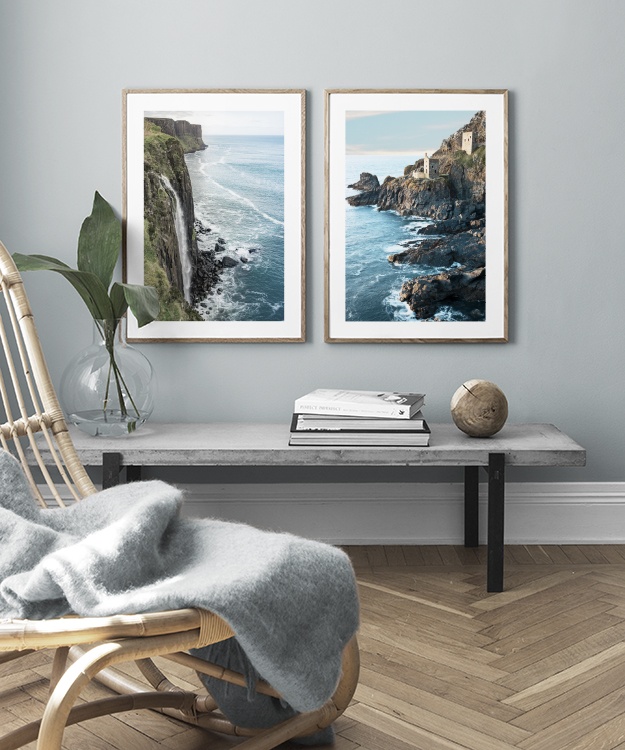 Photo posters of Scotland and England