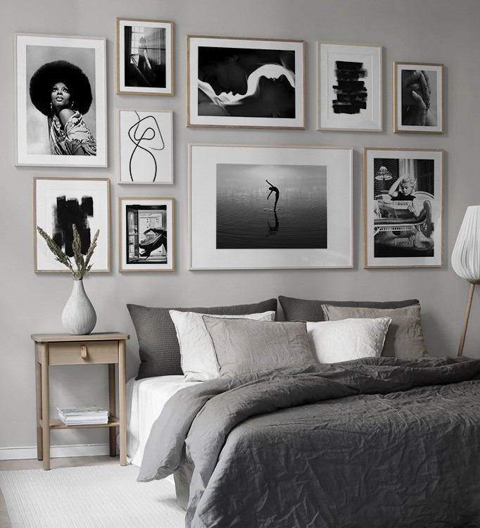 Page 2 - Bedroom inspiration | Posters and art prints in picture walls