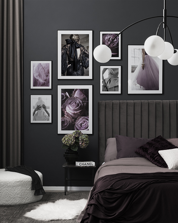 Baroque dresses and flowers