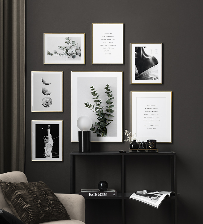 Botanics, B&W and quotes